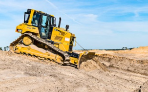 GNSS Machine Control System Provides Higher Accuracy in Road Construction Project dozer