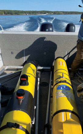 Surveying the American Great Lakes using autonomous underwater gliders