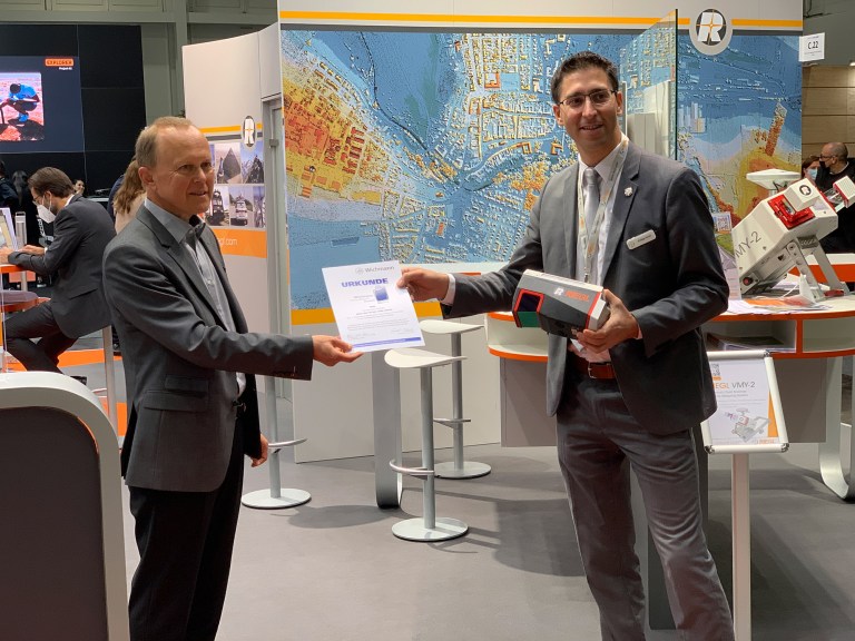 RIEGL VUX-120 UAV Lidar Sensor Wins the Wichmann Innovations Award 2021