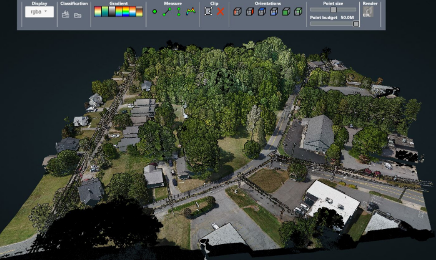 Direct Georeferencing Solution Delivers High-Accuracy Post-Processed Surveying Data neighbourhood view