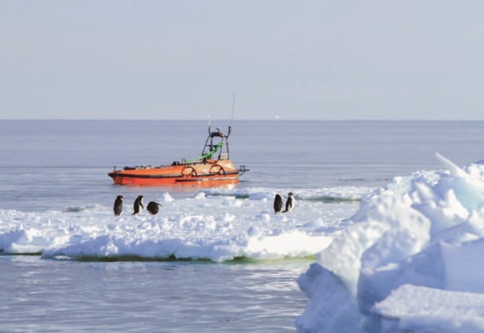 Chinas Scientific Research in the Antarctic Enhanced by OceanAlpha USV 2