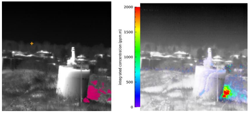Measuring Methane Landfill Emissions Using Thermal Infrared Hyperspectral Imaging Infrared measurement