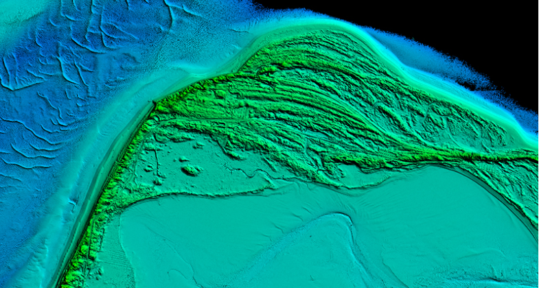 Surveying the Challenging Coast of Sylt Using a High-Density Airborne Lidar Sensor airborne bathymetric results
