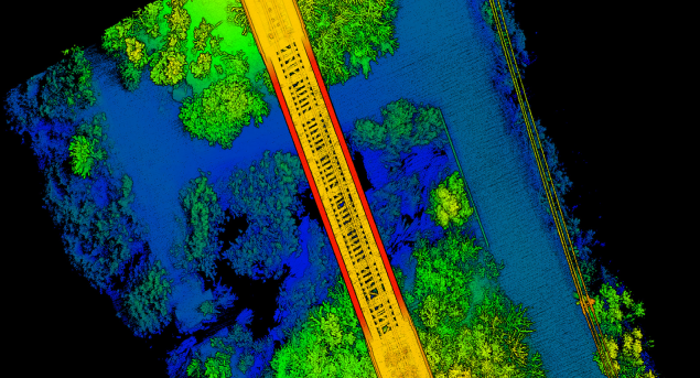 Surveying a Bridge Using a UAV Point Cloud